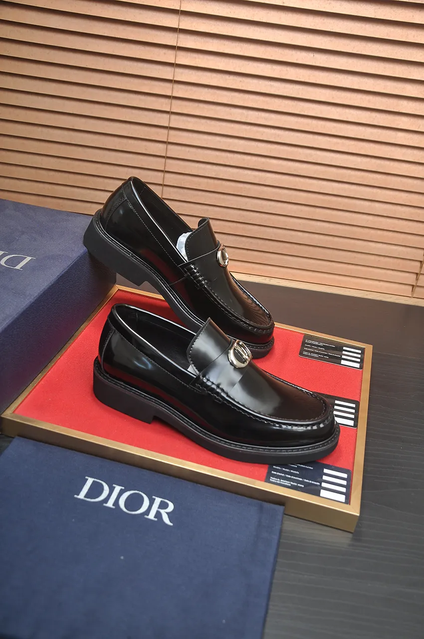 Men's shoes 💰680💶[Dior] (water-dyed cowhide lining) Dior original 1:1 high-quality factory, imported original materials, imported raw cowhide, water-dyed cowhide lining, original TPU outsole, code number: 39-44 (38.45 custom-made)